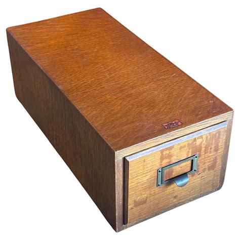 Card Catalog Box