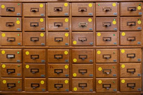 Card Catalog Vintage