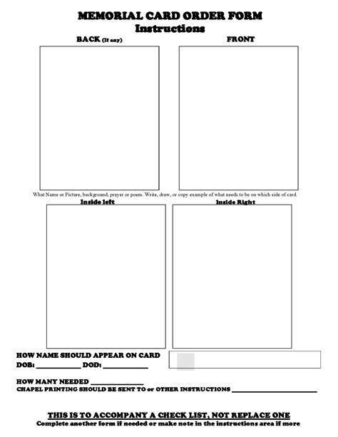 Card Template Free Printable