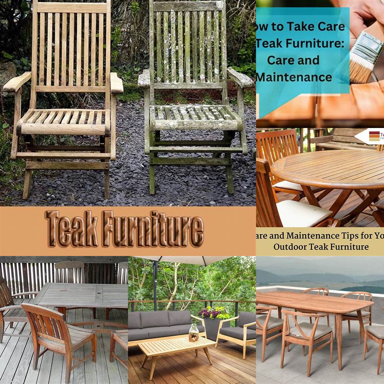Care and Maintenance of Teak Furniture