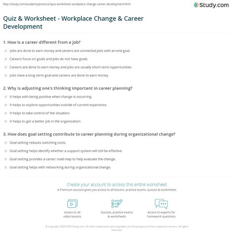 Career Change Quiz