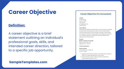 Career Objective On Resume