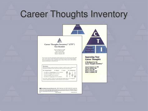 Career Thoughts Inventory