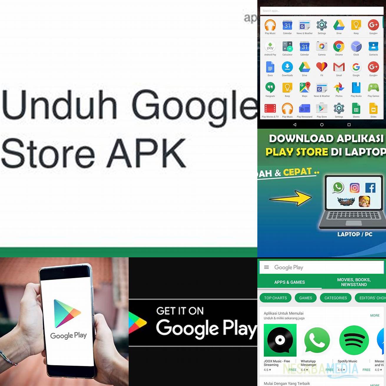 Cari aplikasi yang ingin kamu unduh di Google Play Store