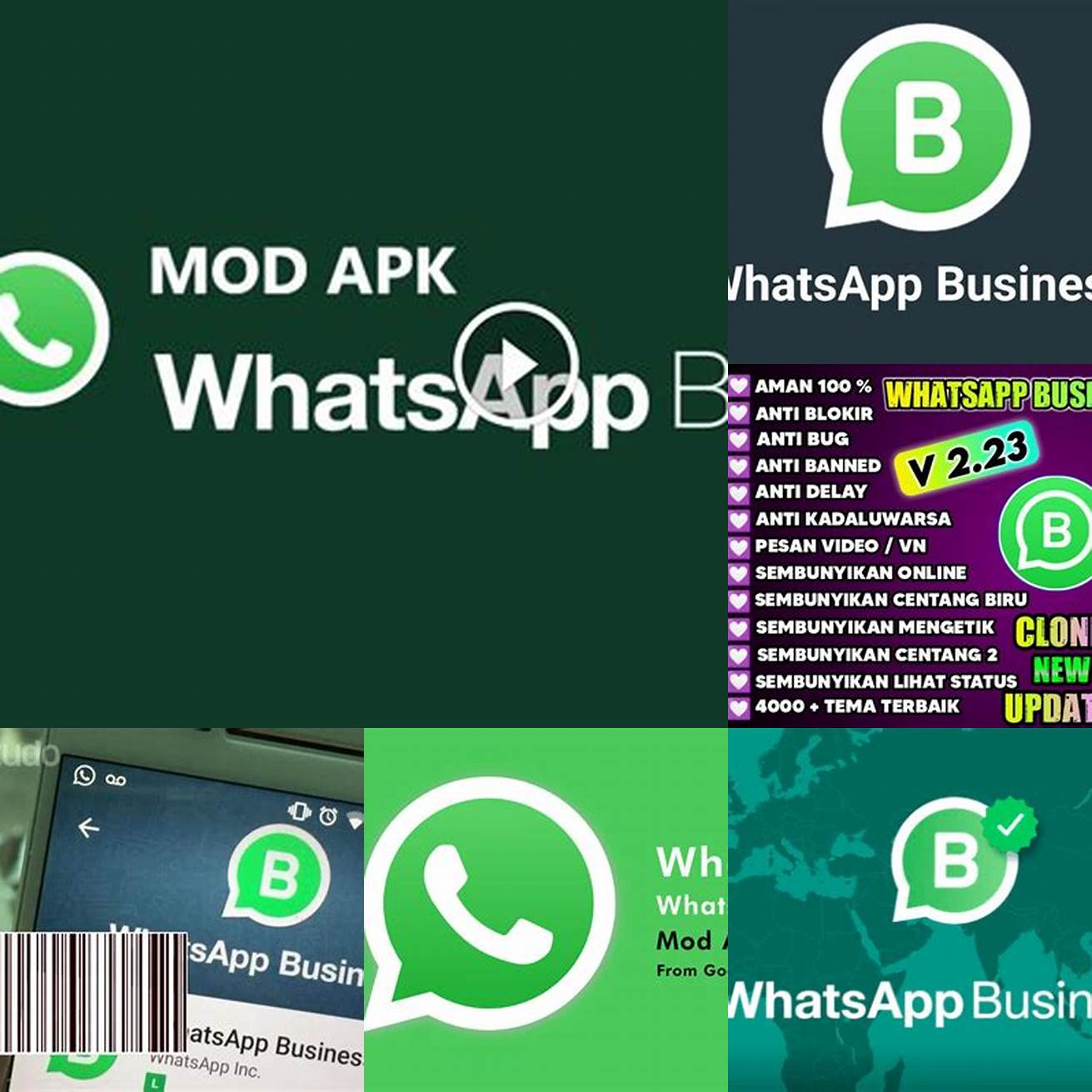 Cari tautan unduhan untuk WhatsApp Business Mod Apk
