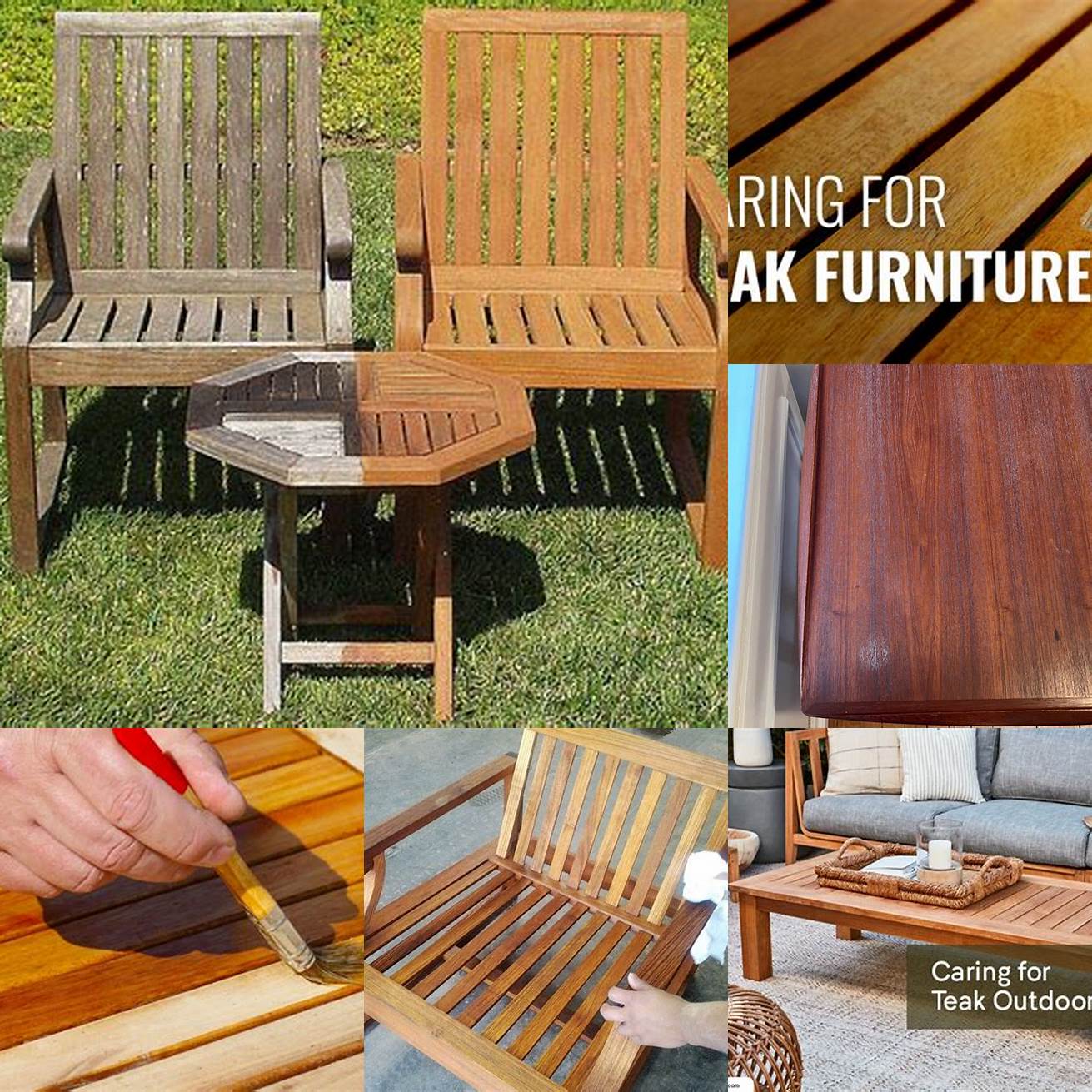 Caring for Teak Furniture Growth
