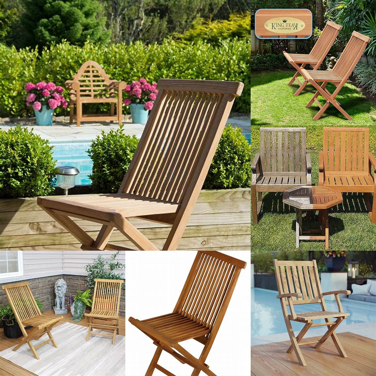 Caring for Your Folding Teak Patio Chairs