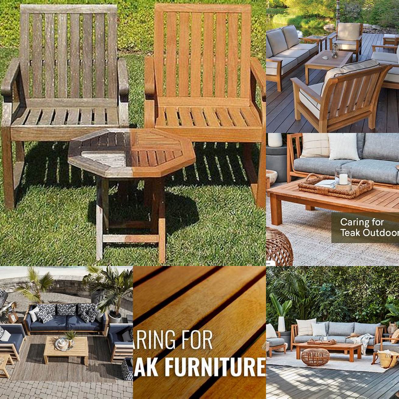 Caring for Your Teak Furniture