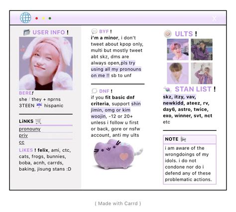 Carrd Templates Tumblr