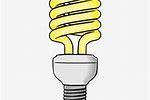 Cartoon Fluorescent Light Bulbs