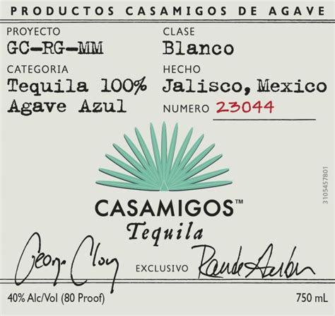 Casamigos Label Template