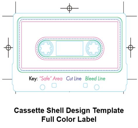 Cassette Tape Label Template
