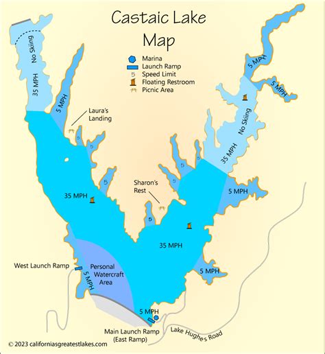Castaic Lake Hot Spots