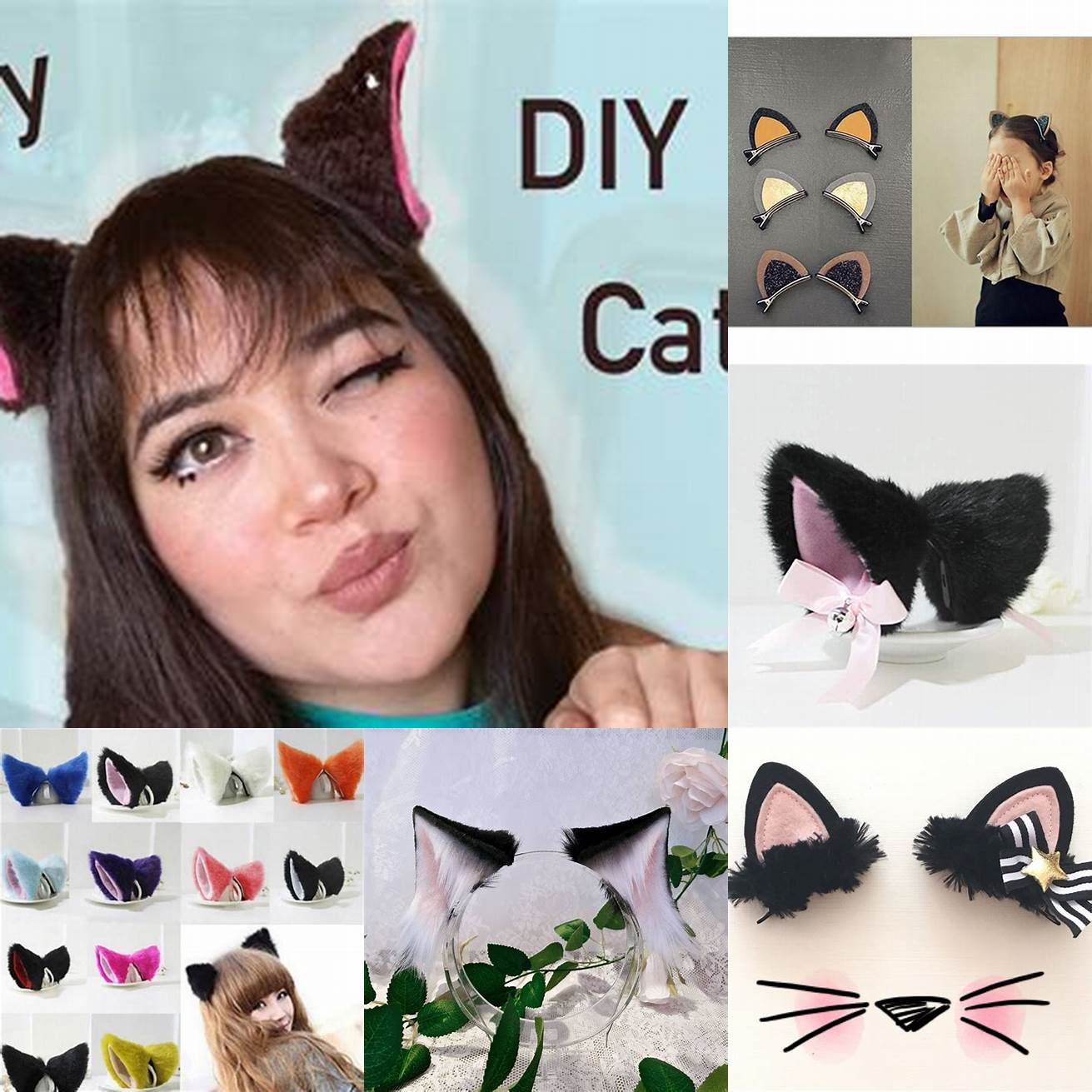 Cat Ear Hair Clips with Ears That Move