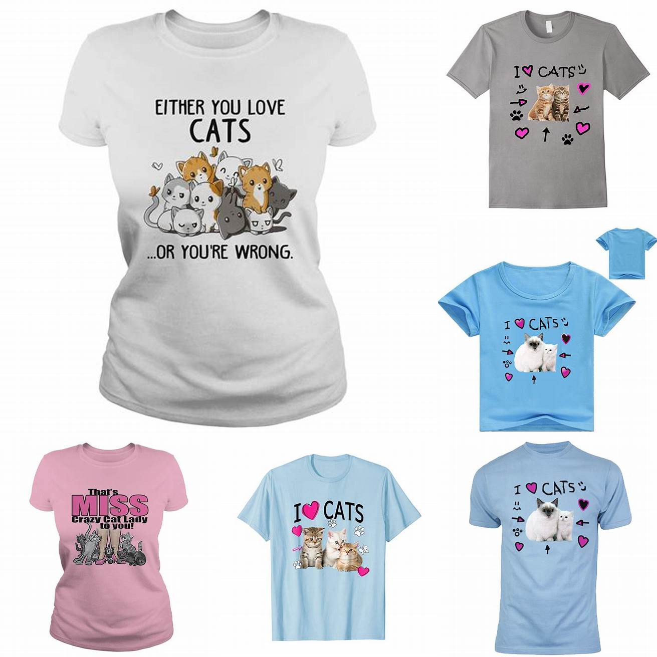 Cat Love T-Shirt and Leggings