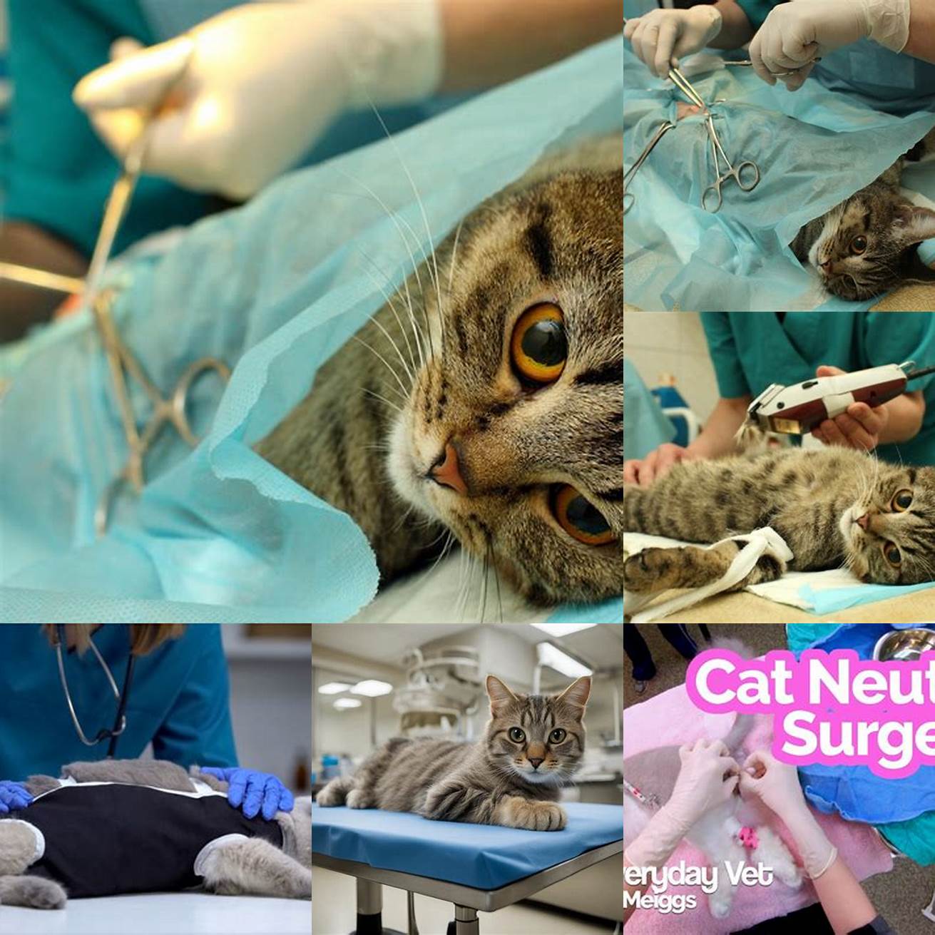 Cat Undergoing Surgery