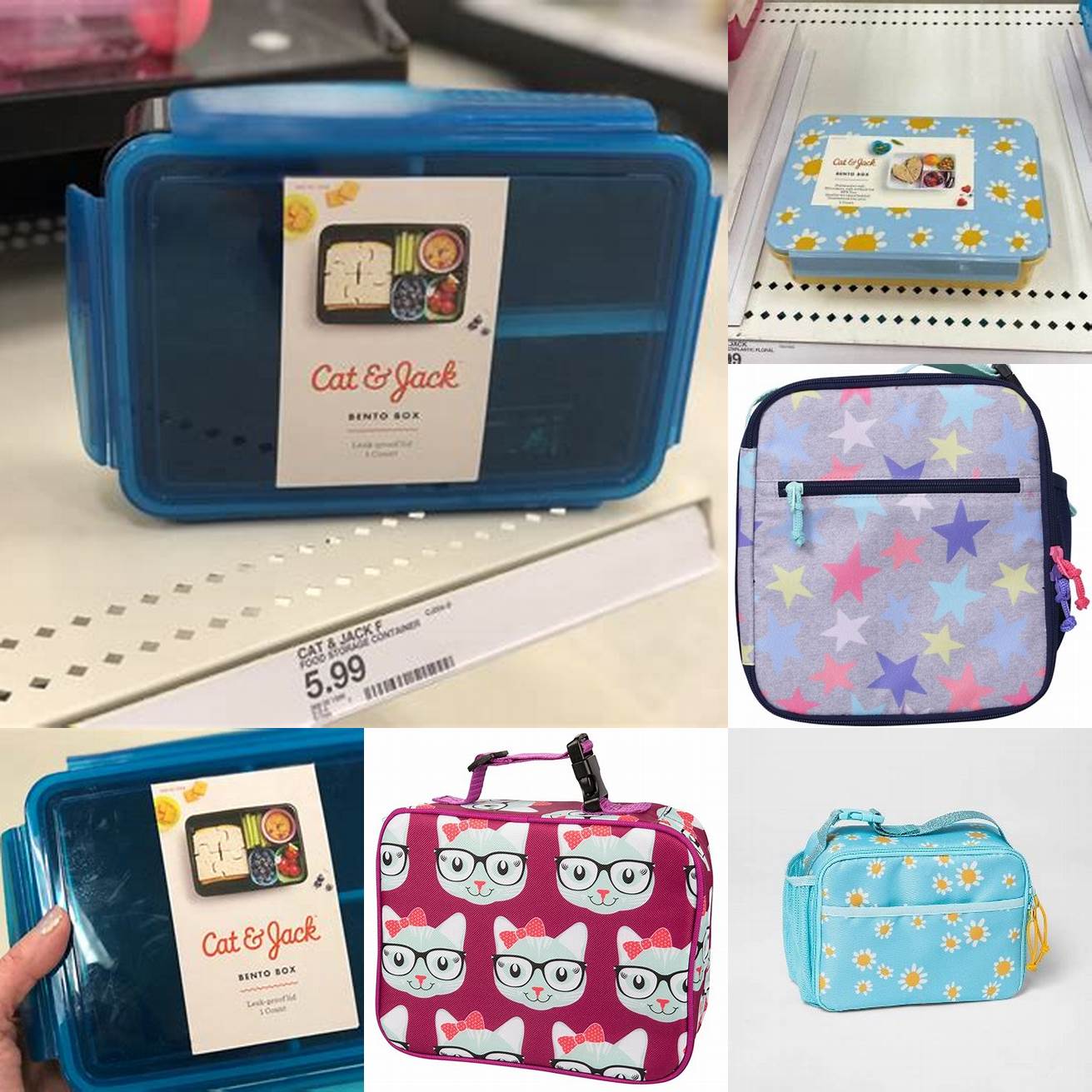 Cat and Jack Lunchboxes
