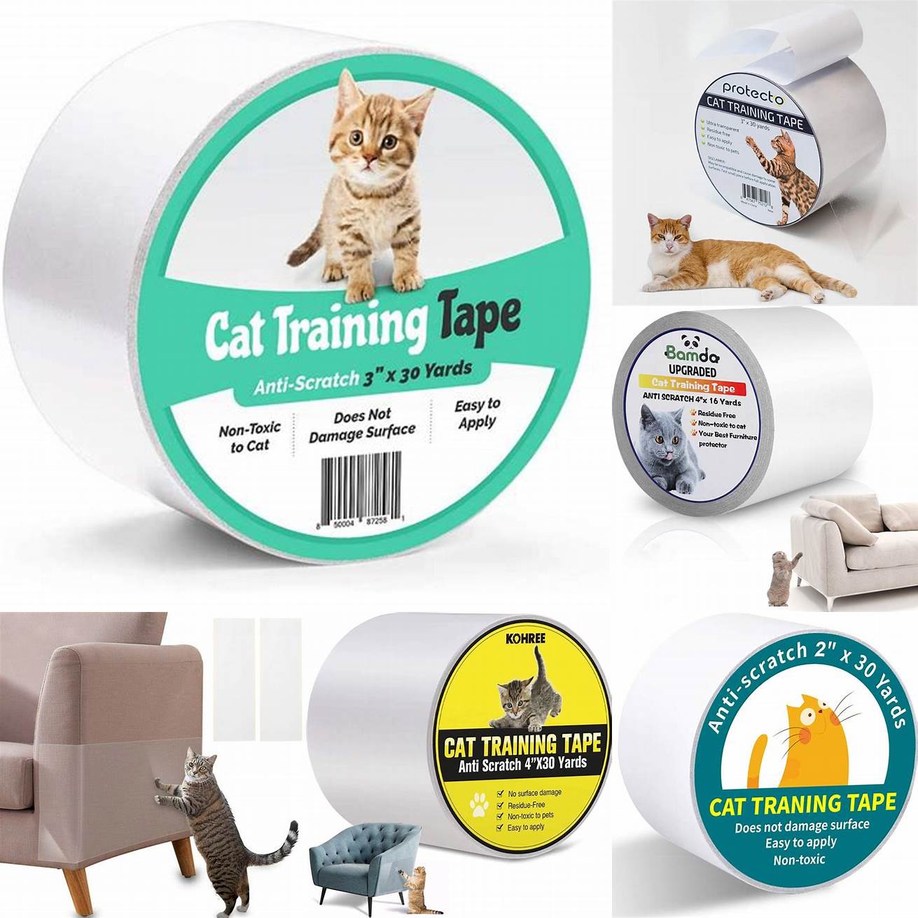 Cat anti-scratch tape is effective