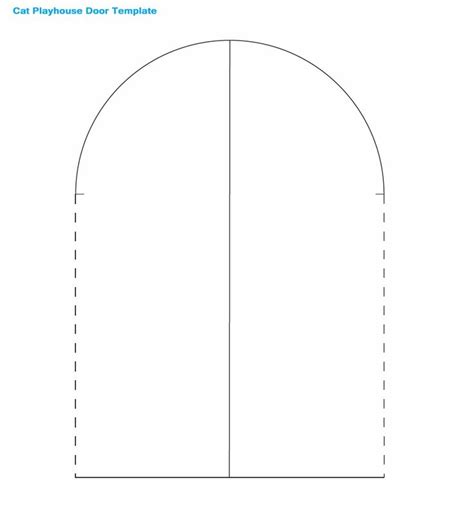 Cat Door Template