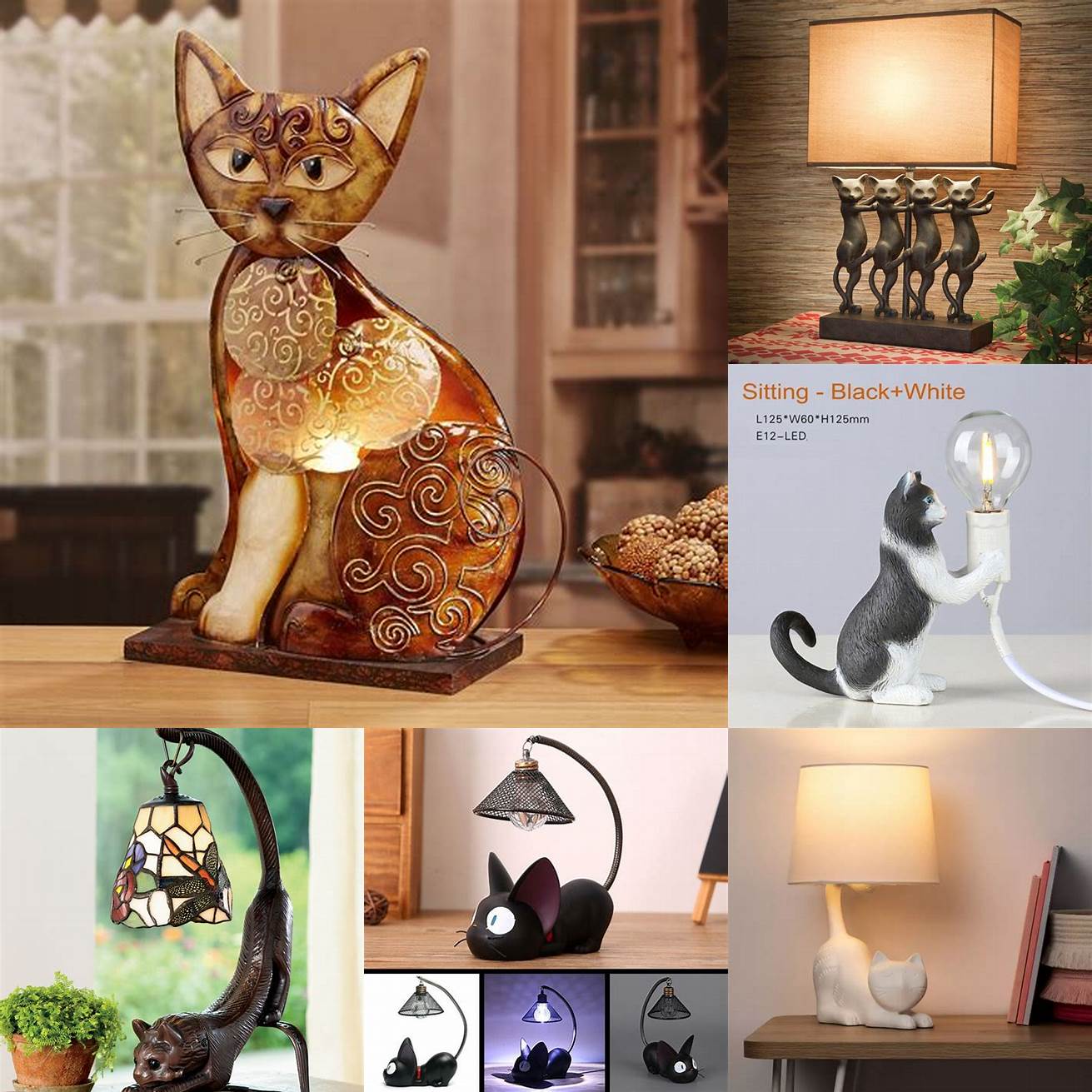 Cat-Shaped Lamps