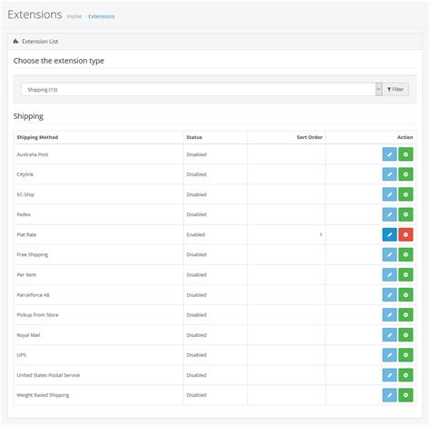 Catalog Controller Extension Total Shipping.php Opencart