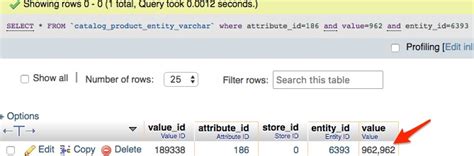Catalog_product_index_eav Value Column