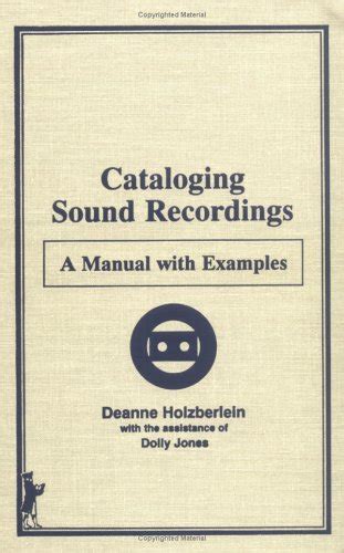 Cataloging Sound Recordings