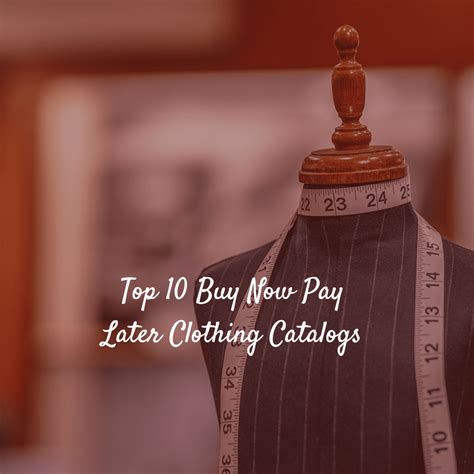 Catalogs That Offer Buy Now Pay Later