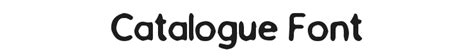 Catalogue Font Free Download