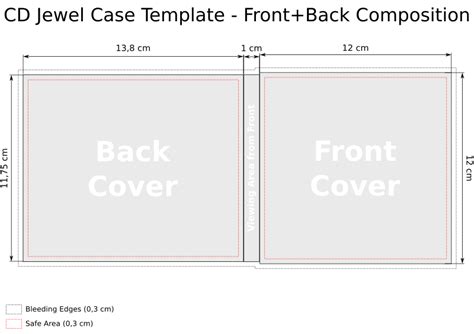 Cd Cover Back Template