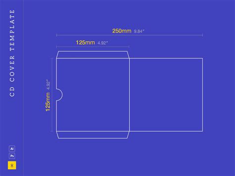 Cd Cover Print Template