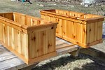 Cedar Planter Boxes