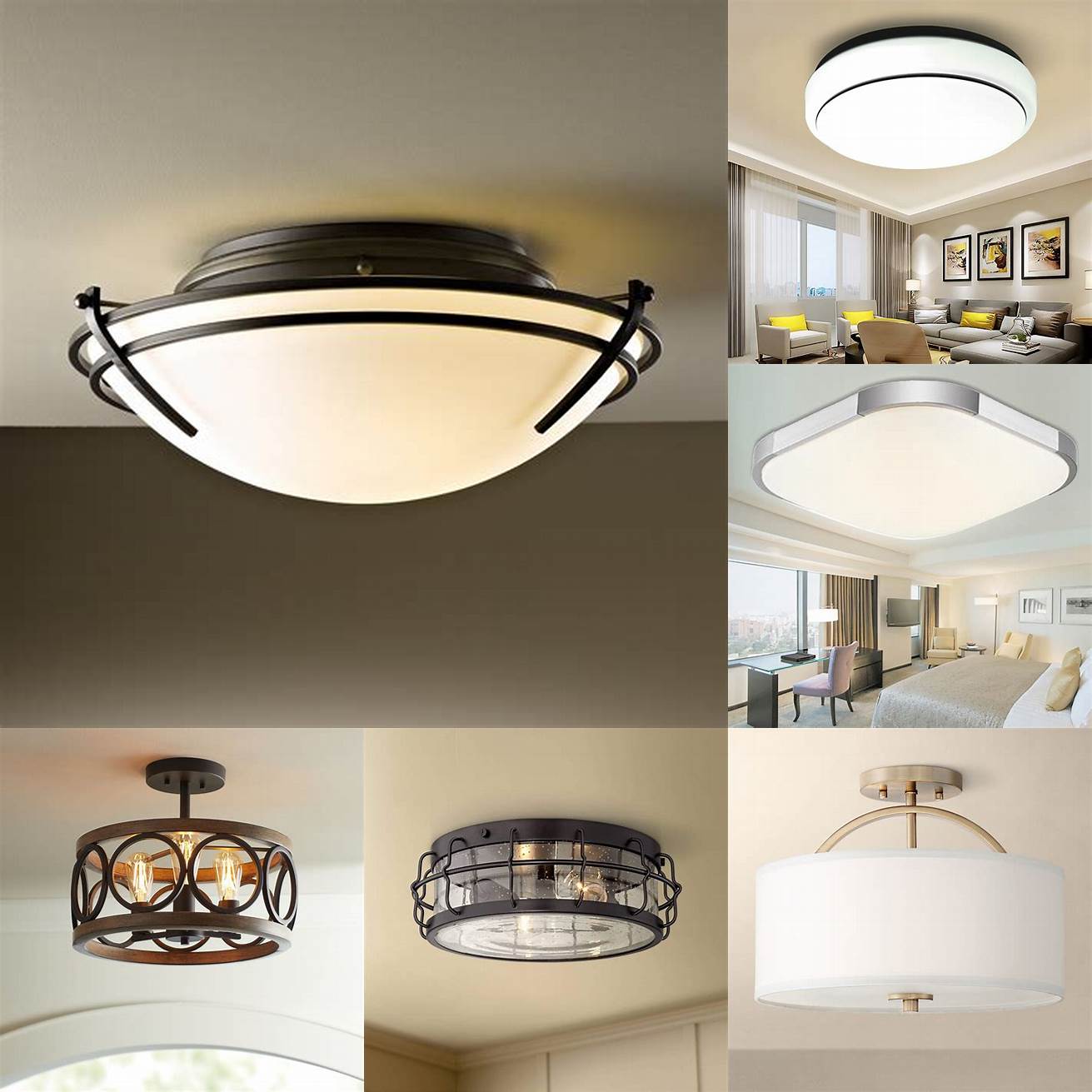 Ceiling-Mounted Fixtures