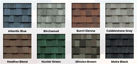 Certainteed Shingle Color Chart