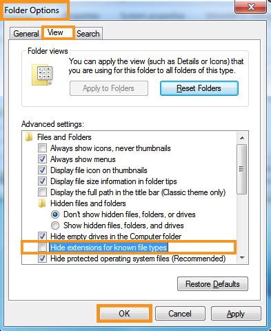 Change Display of Files