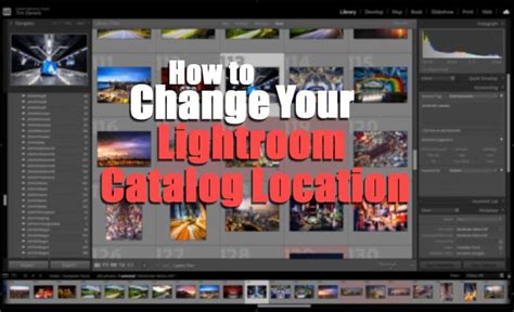 Change Lightroom Catalog