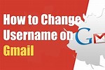 Change My Gmail Username