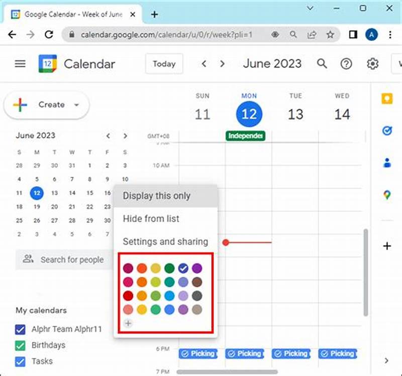 Change Task Color Google Calendar