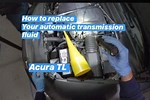 Change Transmission Fluid 2002 TL