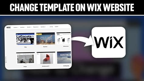 Change Wix Website Template