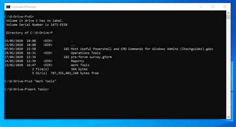 Change directory command in Docker