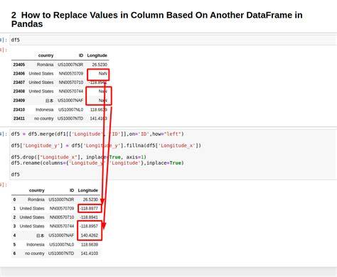 Change one value based on another value in pandas