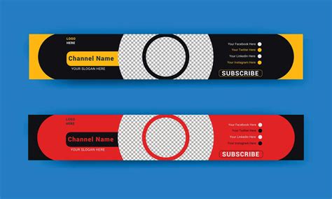 Channel Banner Youtube Template