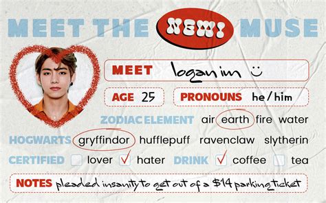 Character Introduction Template