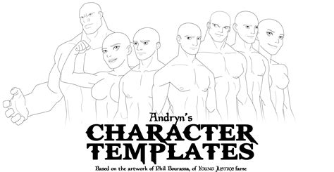 Character Templates Drawing