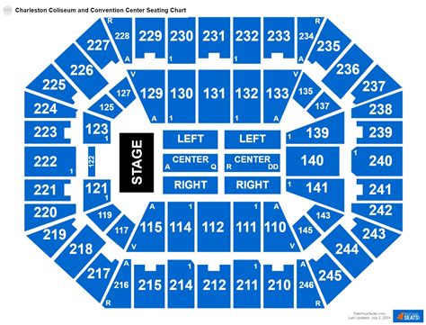 Charleston Wv Coliseum Seating Chart With Seat Numbers