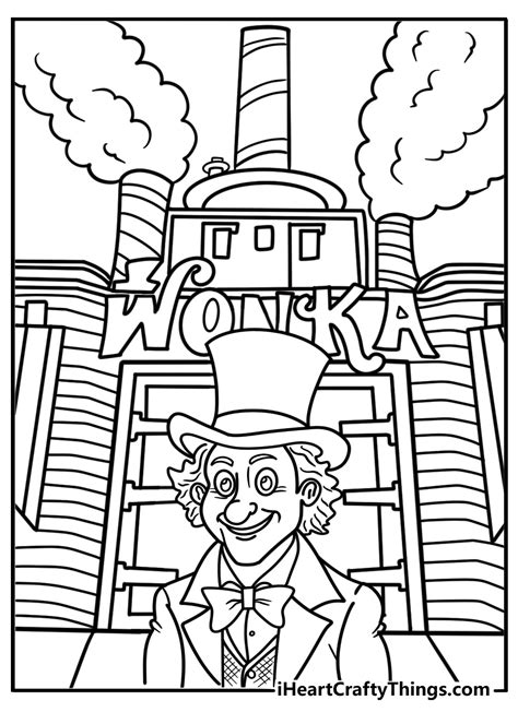 Charlie And The Chocolate Factory Coloring Pages Printable