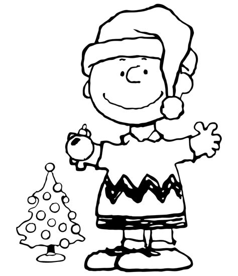 Charlie Brown Christmas Coloring Pages Printable