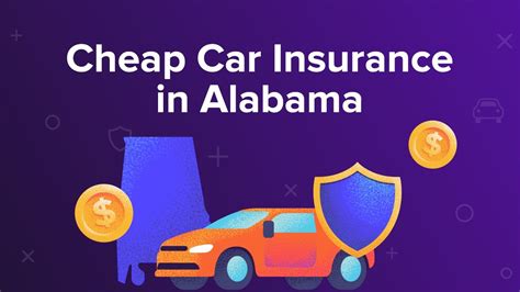 Cheapest Auto Insurance in Alabama