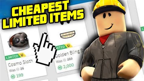 Cheapest Things In The Roblox Catalog
